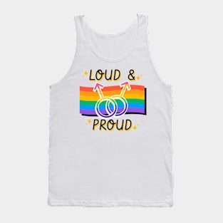 Gay and proud design Tank Top